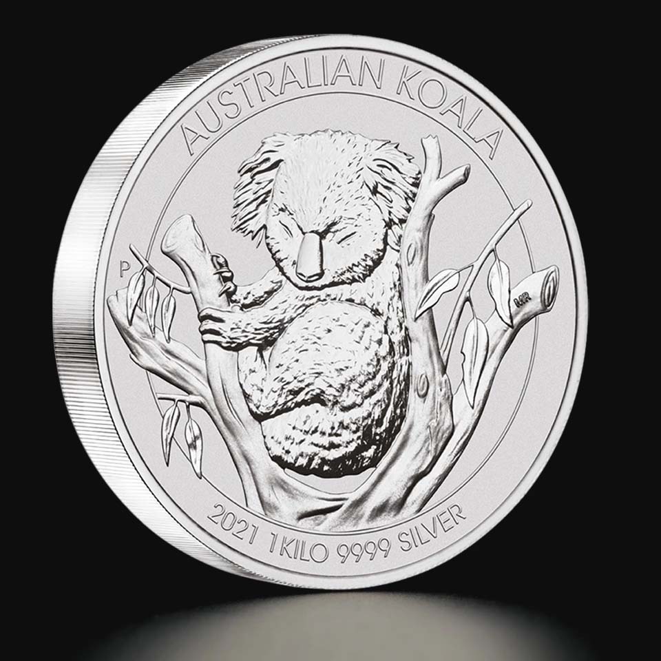 1 kg Australian Koala Silver Coin Tavex Sweden