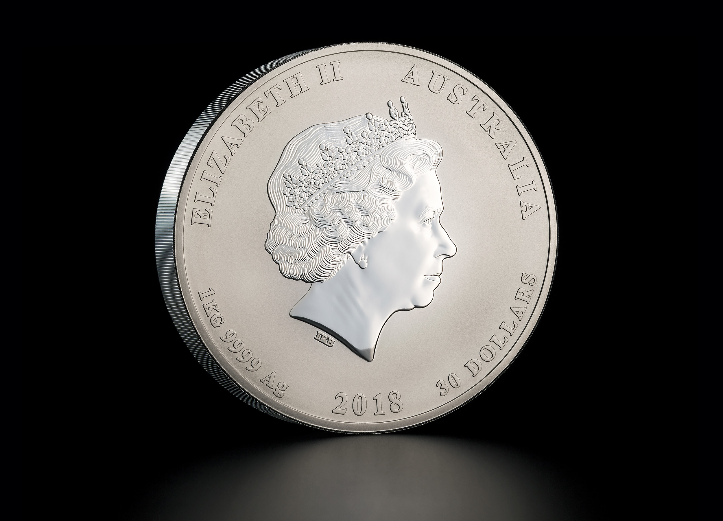 1 kg Australian Lunar Year of the Dog 2018 silver coin - Tavex Sweden