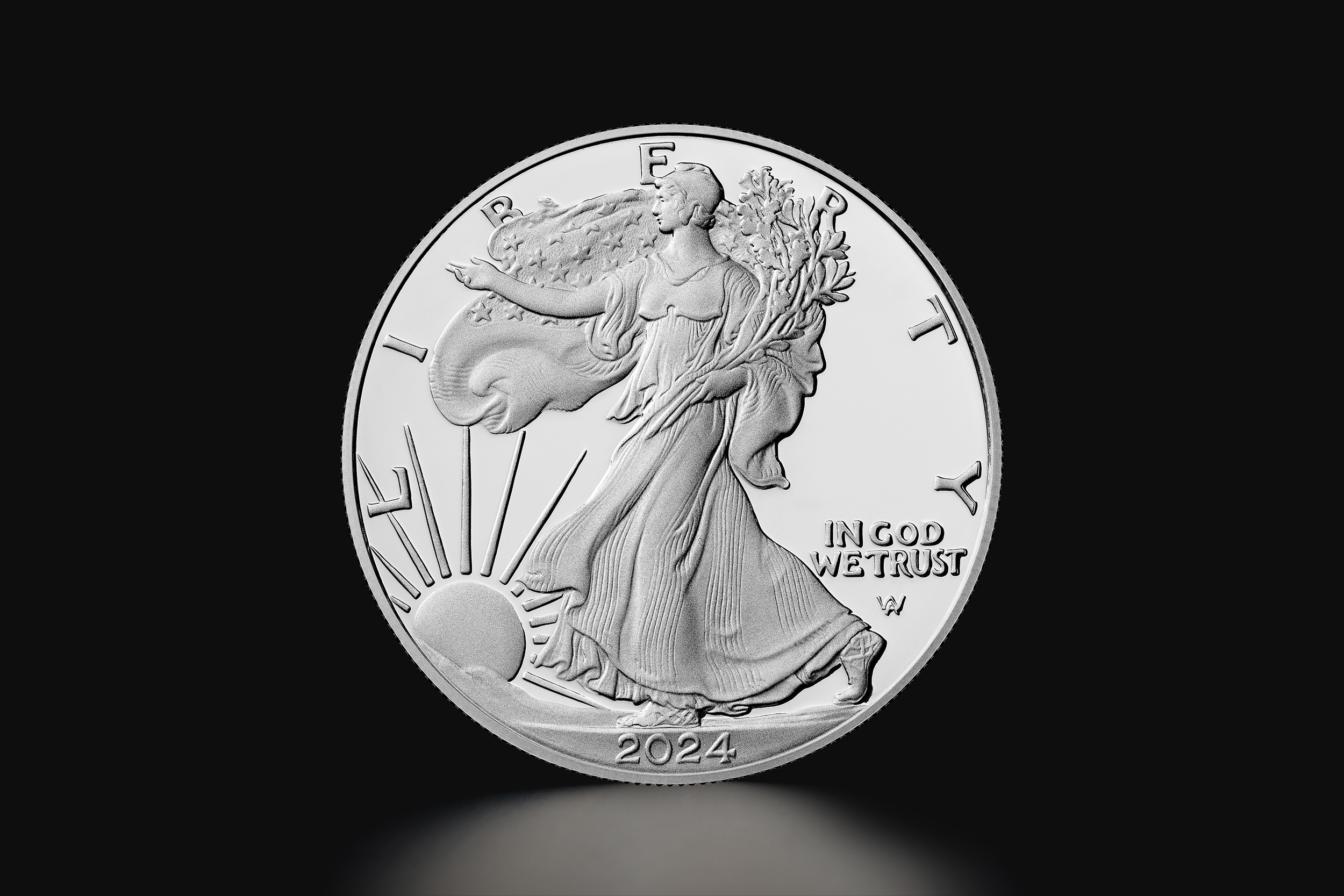 1 oz American Eagle Silver Coin 2024 Tavex Sweden