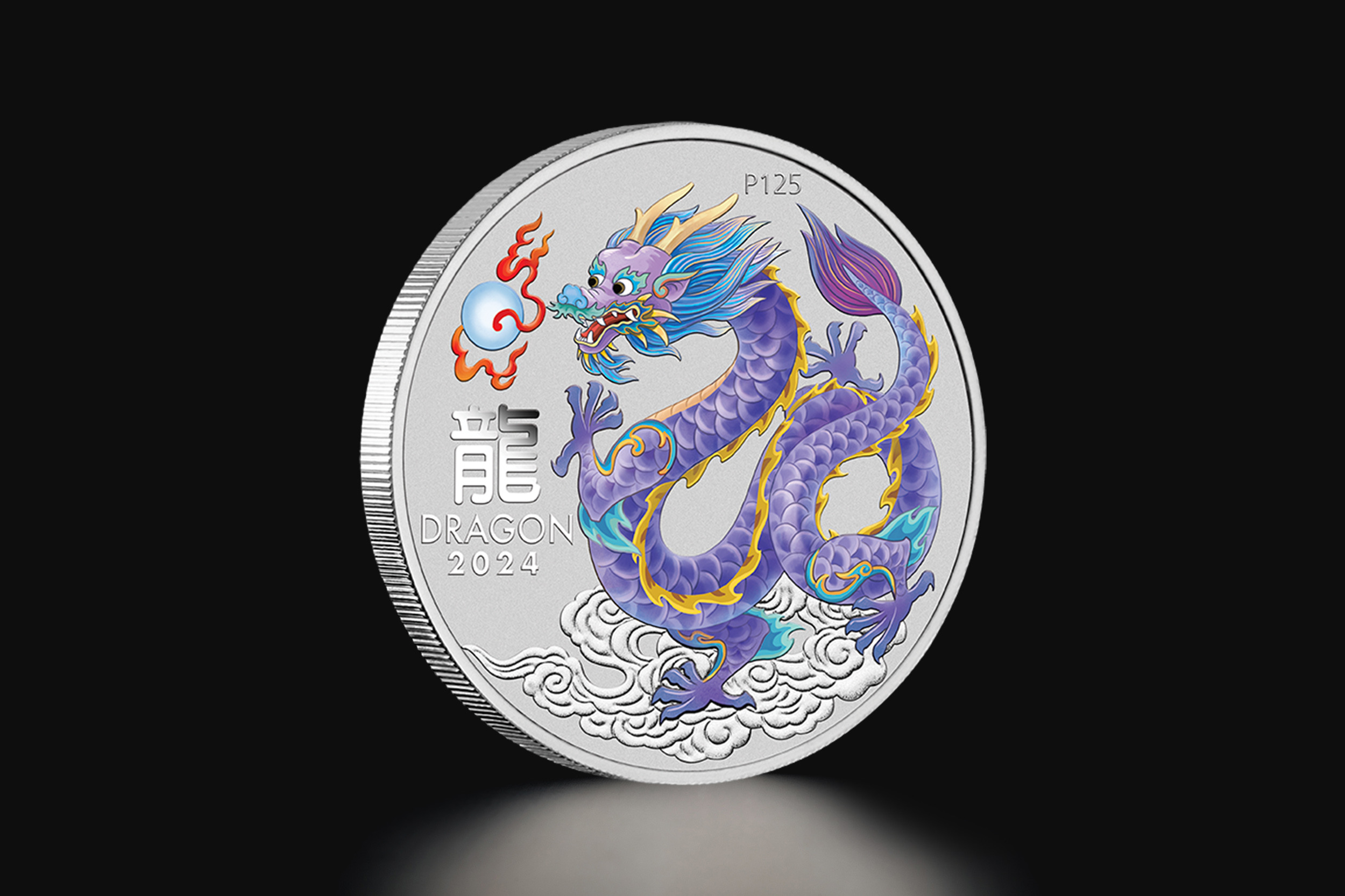 1 oz Australian Lunar Year of the Dragon 2024 Silver