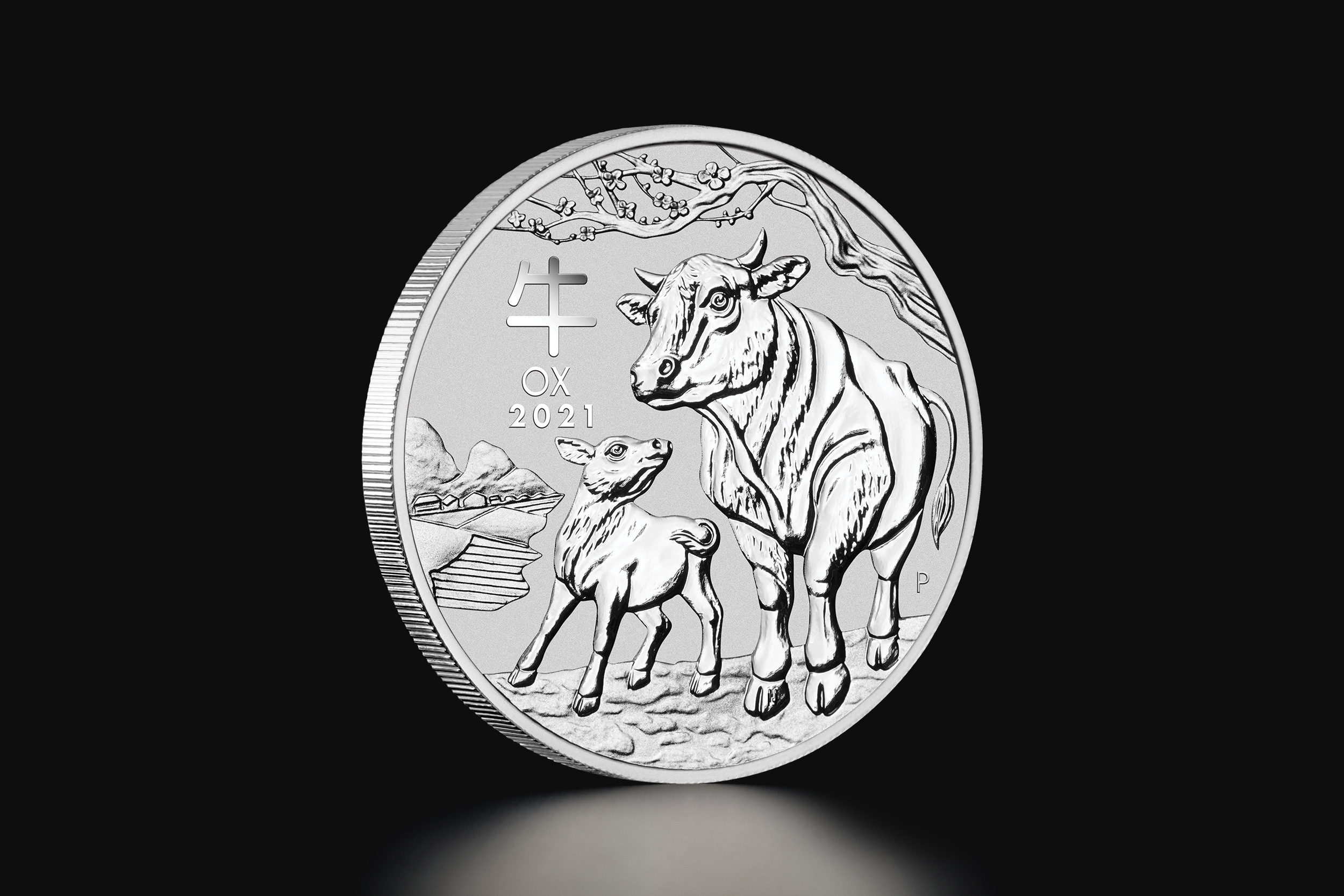 1 oz Australian Lunar Year of the Ox 2021 Silver Coin - Tavex Sweden