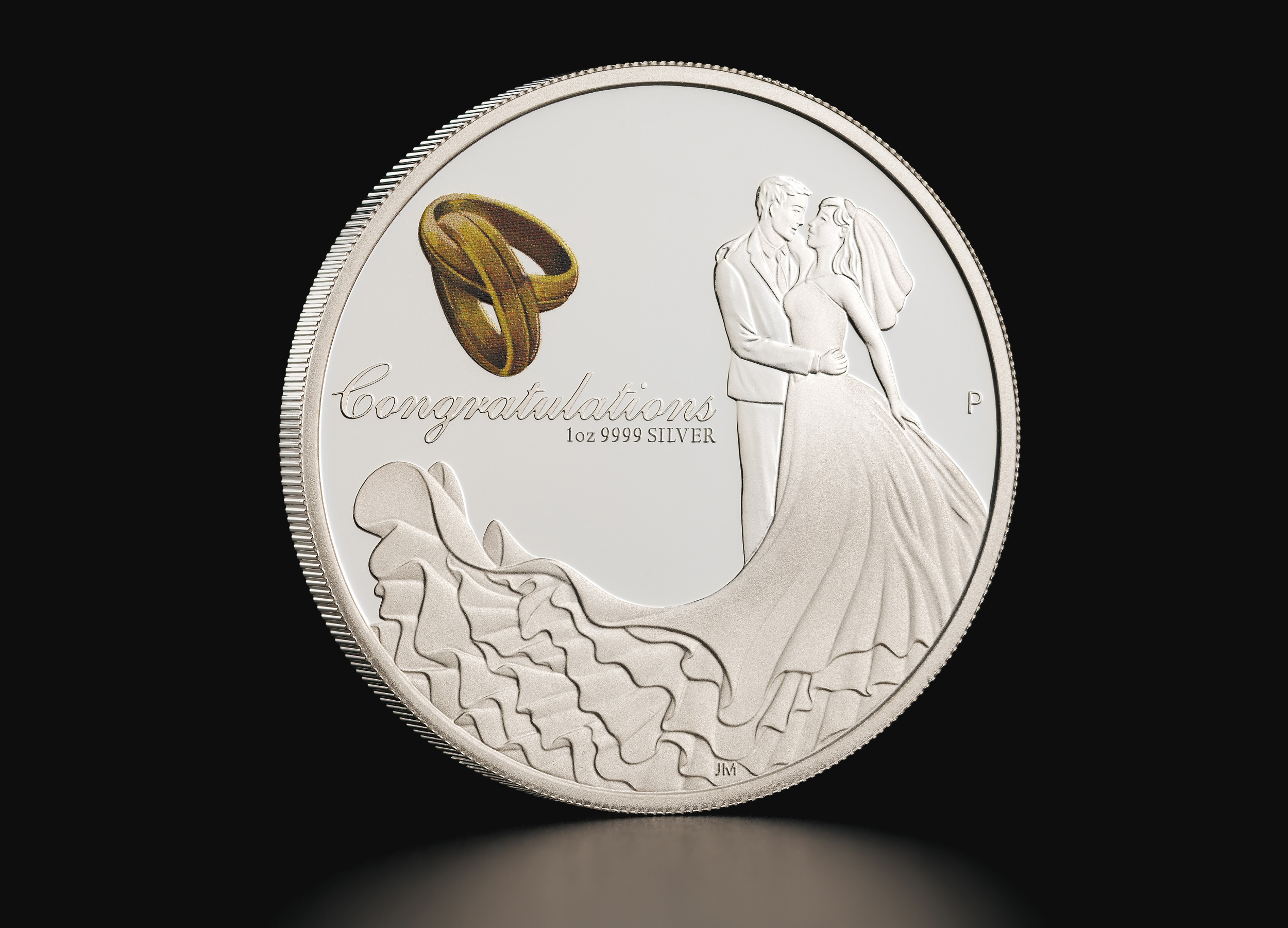 1 oz Australian Wedding 2021 Silver Coin - Tavex Sweden