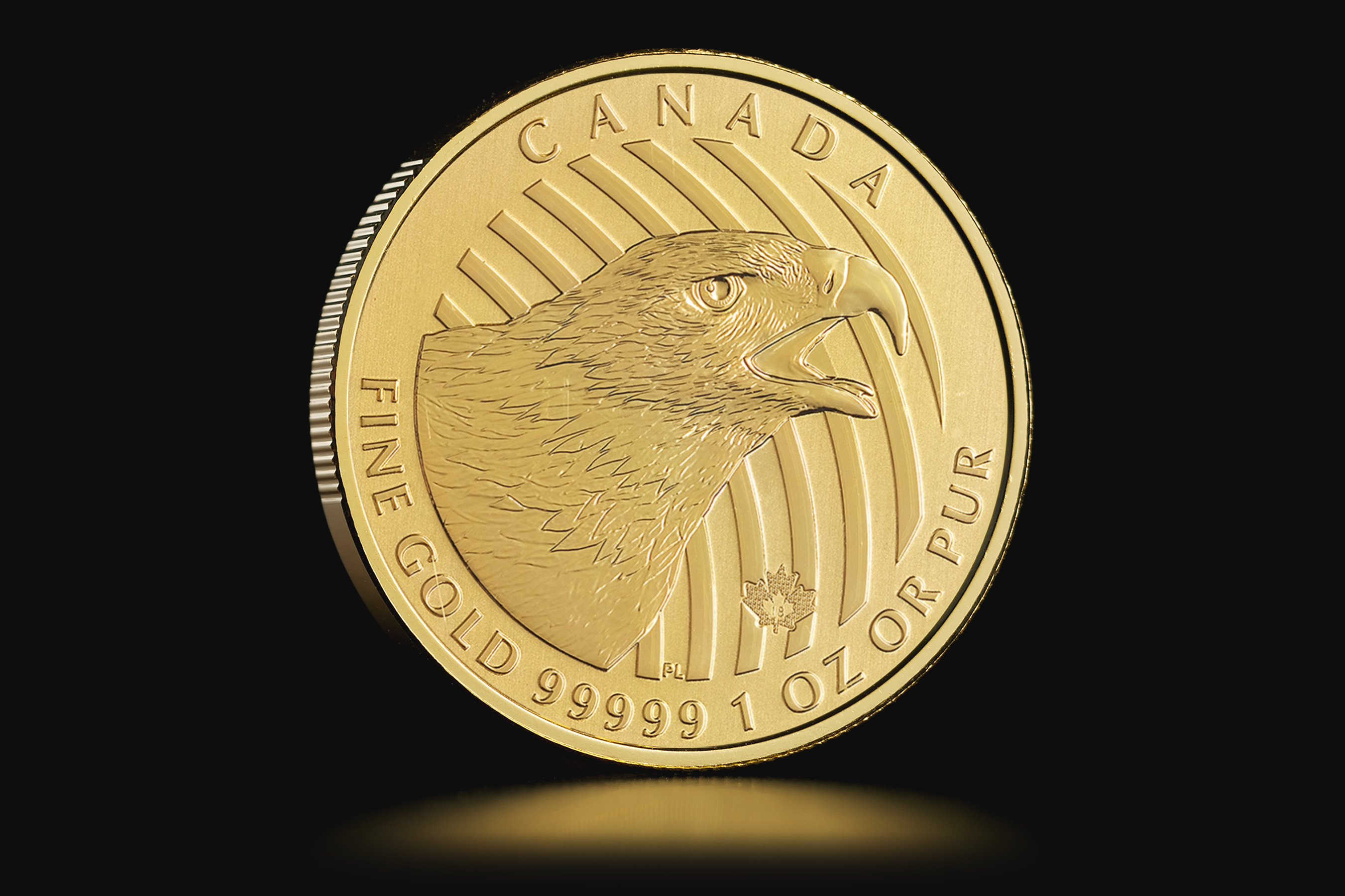 1 oz Canadian Golden Eagle 2018 Gold Coin 999.99 Tavex Sweden