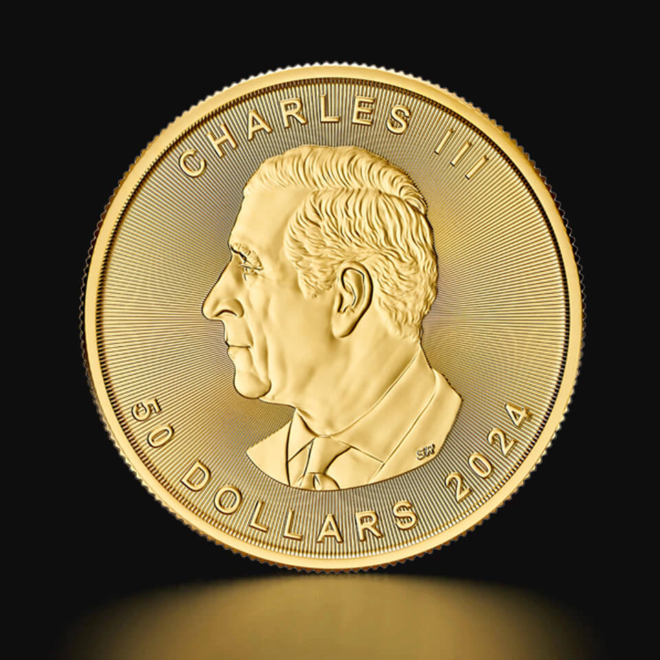 1 oz Canadian Maple Leaf Gold Coin - Tavex Sweden