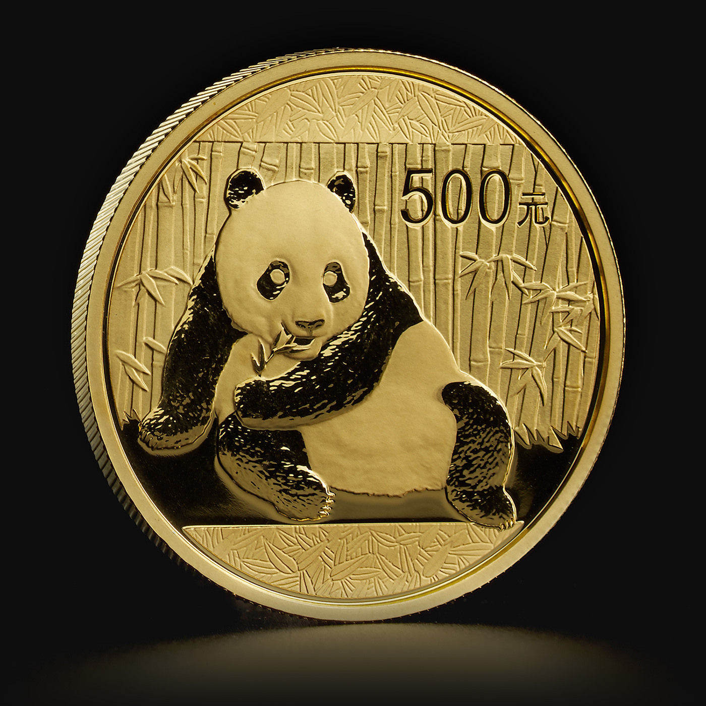 1 oz Chinese Panda 2015 Gold Coin Tavex Sweden